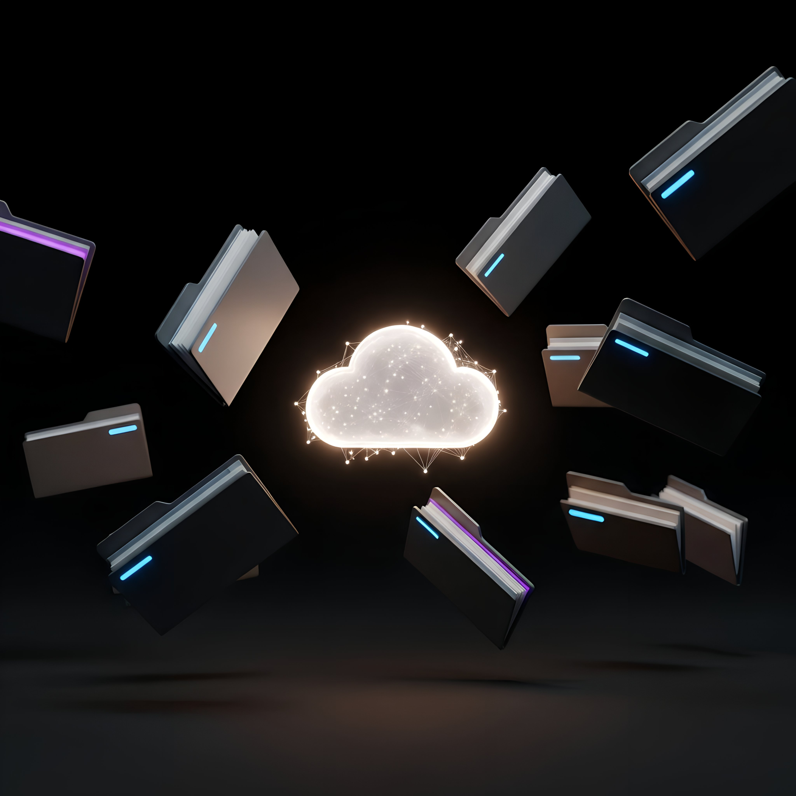 Cloud migration and digital transformation concept.