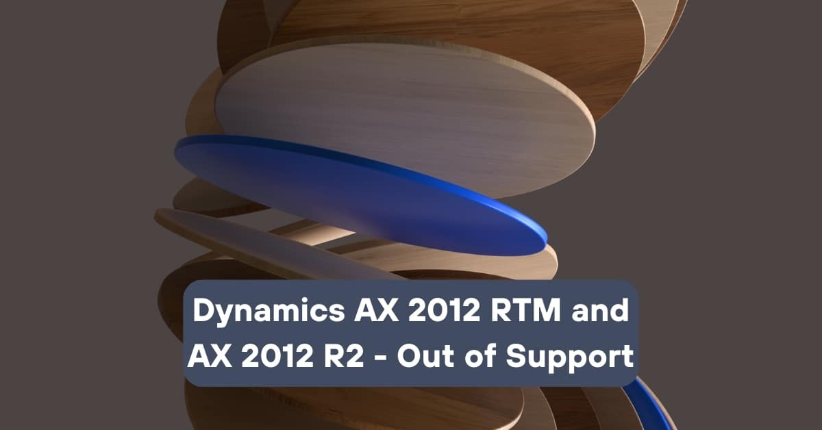 Dynamics Ax 2012 Rtm Ax 2012 R2 Now Support | Telefónica Tech