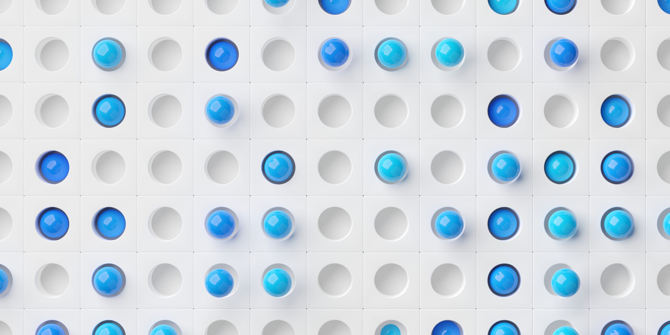 Power BI loads of blue balls in holes