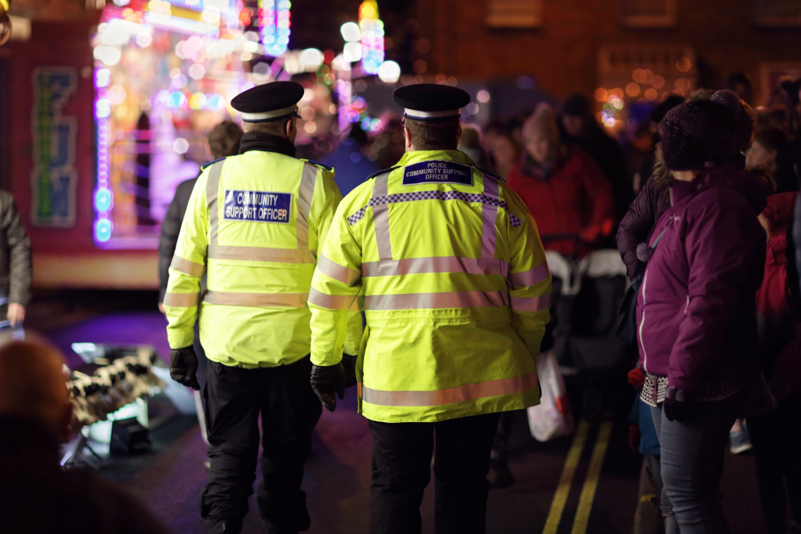 Community police officers supporting public safety as part of a modern policing vision
