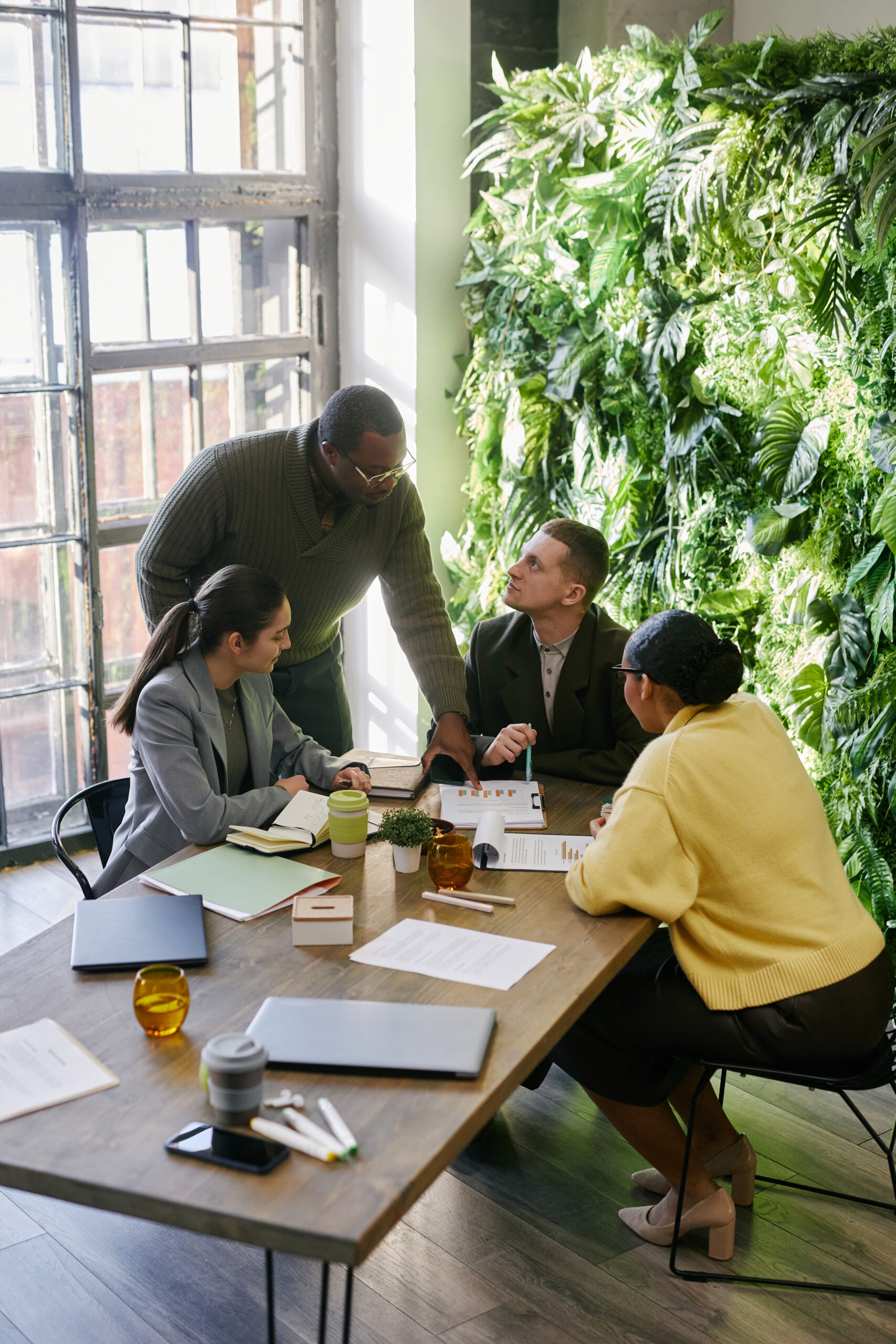 Team collaborating using Databricks Genie to access governed data insights
