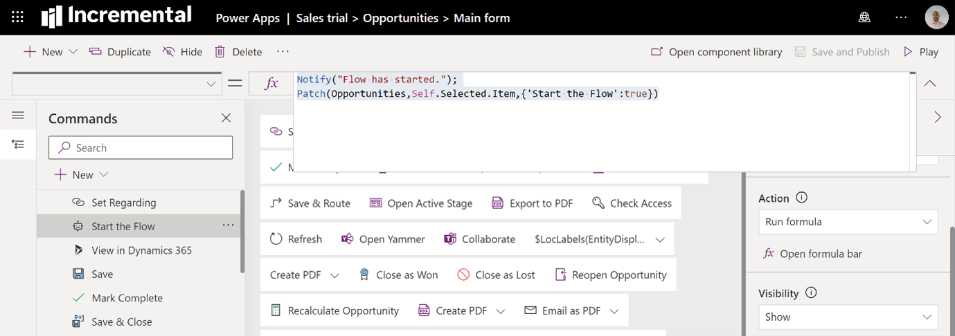 dynamics 365 interface