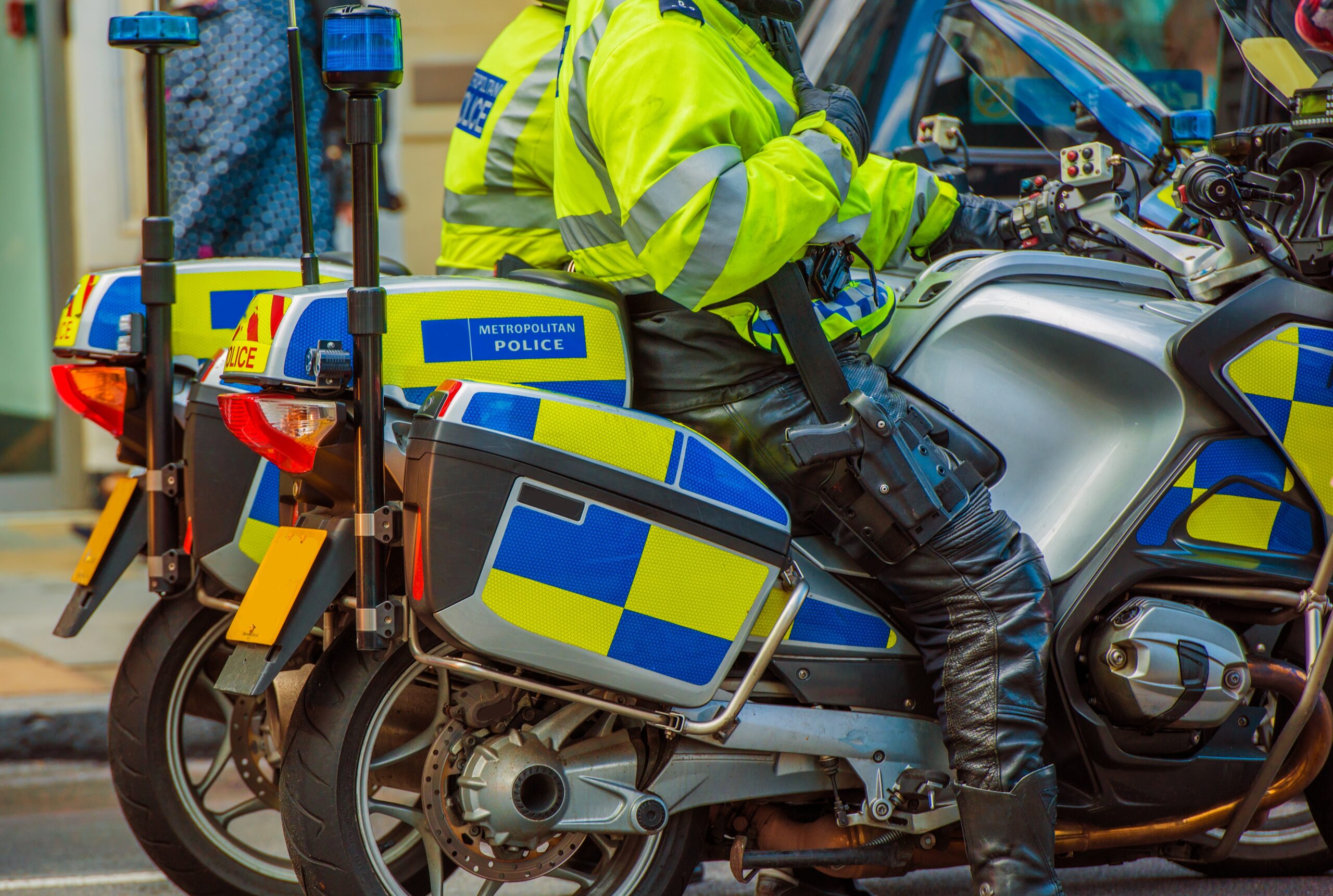Metropolitan Police officers conducting proactive patrol activity, reflecting safeguarding and early-intervention approaches that support Clare’s Law and the prevention of domestic abuse.
